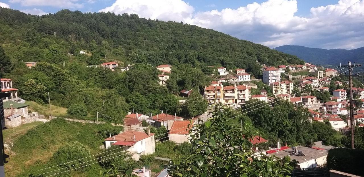 Το Σπίτι Της Ευτυχίας Σουίτα Lägenhet Karpenísion Exteriör bild